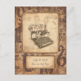 Drehbuchautor / Skriptautor Vintage Kunst Geschenk Postkarte