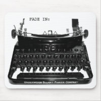 Drehbuchautor-Verfasser-Schreibmaschine Mousepad