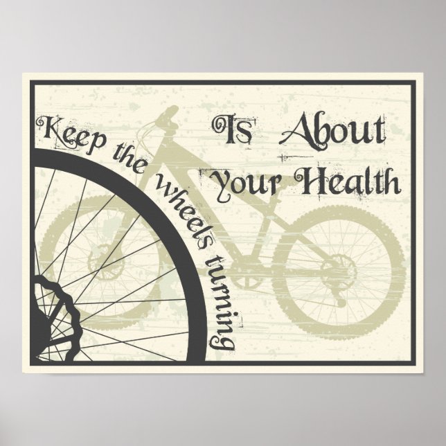 Drehen des Rades behalten Poster (Vorne)
