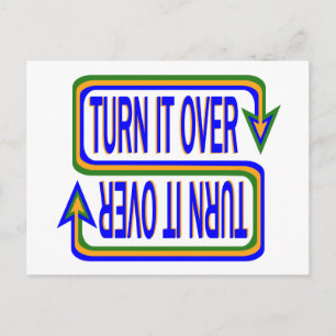 Drehen Postkarte