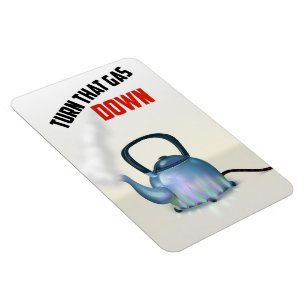 Drehen Sie das Gas Down Vintage Poster Magnet