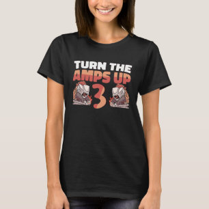 Drehen Sie die Amps um 3 Weld Worker Welder Weldin T-Shirt