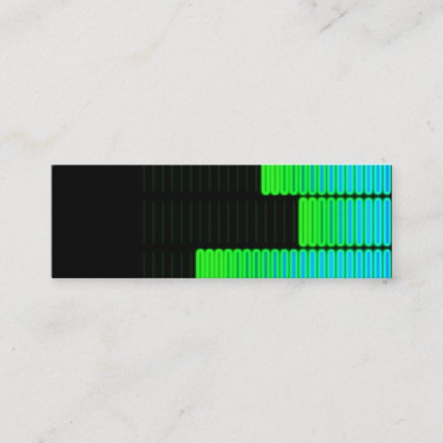 Drehen Sie es herauf Geschäfts-dünne Karte (Vorderseite)