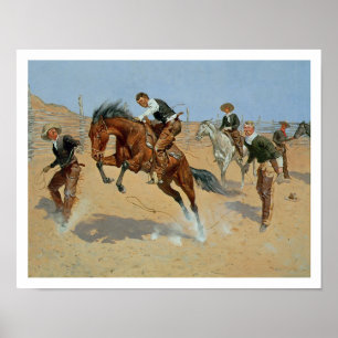 Drehen Sie ihn lose, Bill, c.1893 (Öl auf Poster