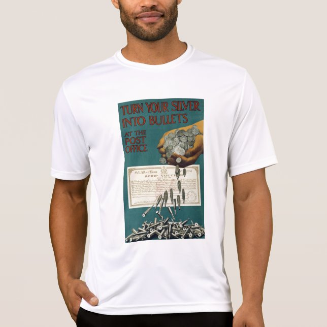 Drehen Sie Ihr Silber in Kugeln T-Shirt (Vorderseite)