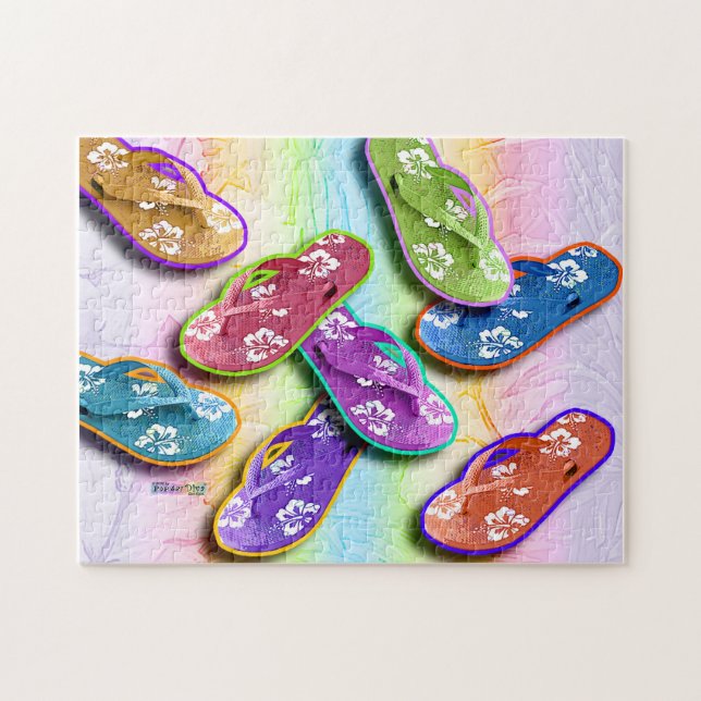 Drehen Sie Reinfall-Puzzlespiel um Puzzle (Horizontal)