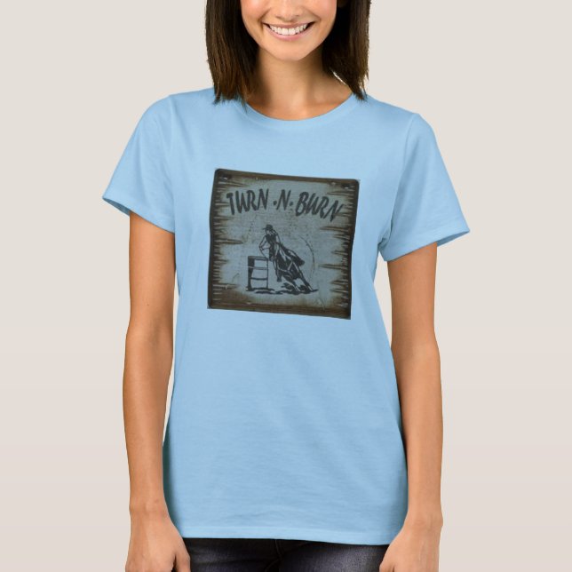 DREHEN SIE UND BRENNEN SIE T - SHIRT (Vorderseite)