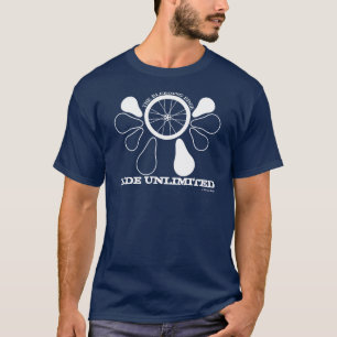 Drehen Sie Wappen, die UNBEGRENZTE FAHRT, ein T-Shirt