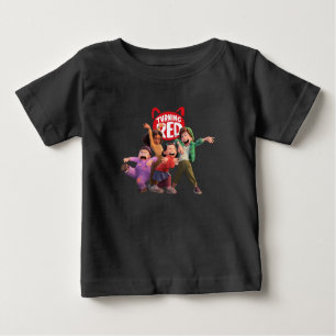 Drehen von Rot Niedlich Baby T-shirt