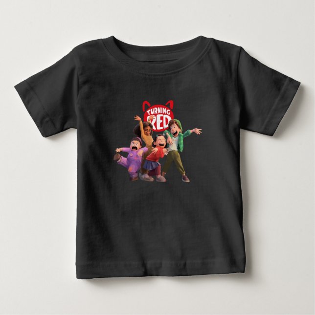 Drehen von Rot Niedlich Baby T-shirt (Vorderseite)