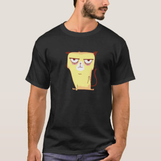 Drehend Katze, Katze, die einen Mittelfinger, Misa T-Shirt