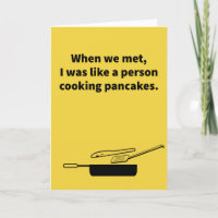 Drehend Pfannkuchen - Jahrestag