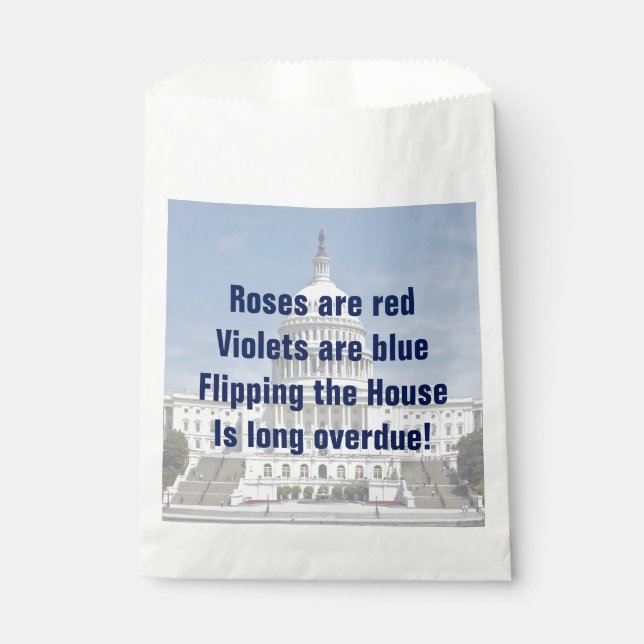 Drehend Repräsentantenhaus Geschenktütchen (Vorderseite)