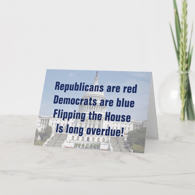 Drehend Repräsentantenhaus Karte (Vorderseite)