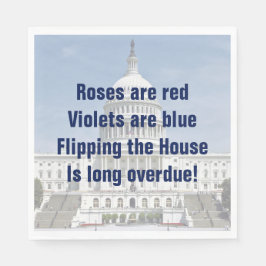 Drehend Repräsentantenhaus Serviette