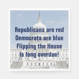 Drehend Repräsentantenhaus Serviette