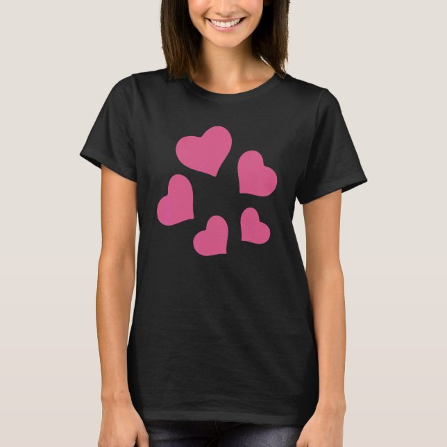 Drehende Herzen Kostüm T-Shirt (Vorderseite)