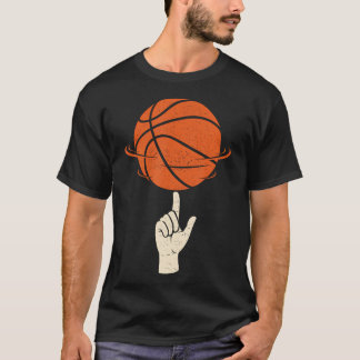 Drehender Basketball - Basketballspieler Fan Korb T-Shirt