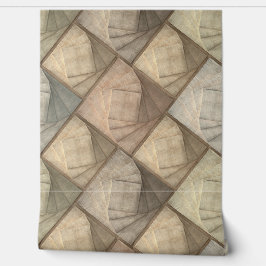 Drehendes geometrisches Quadrat in Harmonie Tapete
