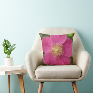 Drehkissen mit Bild der hellrosa Rose Kissen