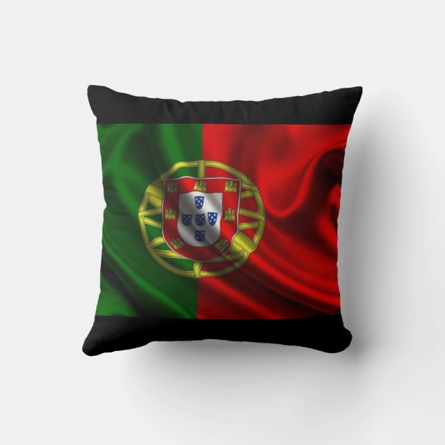 Drehkissen mit PortAZ-Logo und Portugalflagge Kissen (Rückseite)