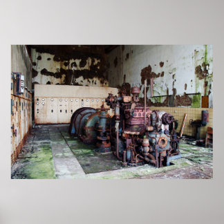 Drehmaschine Poster