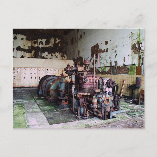 Drehmaschine Postkarte (Vorderseite)