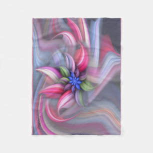 Drehmuster Fleecedecke