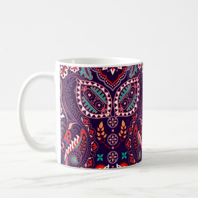 Drehpunkte für Arc Wheels: mehrfarbiges Muster Kaffeetasse (Links)