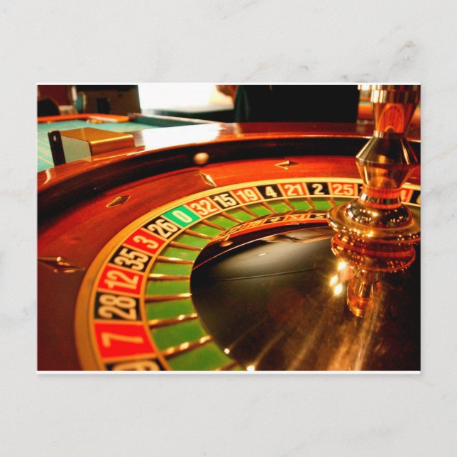 Drehroulettrad Postkarte (Vorderseite)