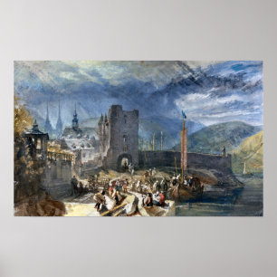 Drehscheibe - Ansicht des Bopparts mit den Zahlen  Poster