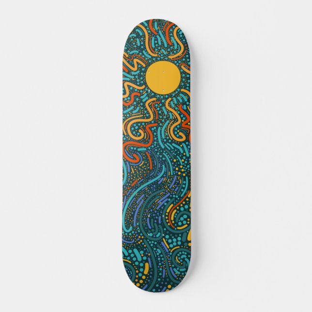 Drehsonne Skateboard (Vorne)