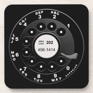 Drehtelefon-Skala Untersetzer