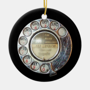 DREHtelefon-SKALA-Verzierung Keramik Ornament