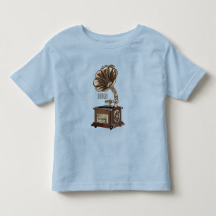 Drehteller Cartoon-Illustration Kleinkind T-shirt