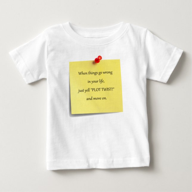 Drehung Baby T - Shirt (Vorderseite)