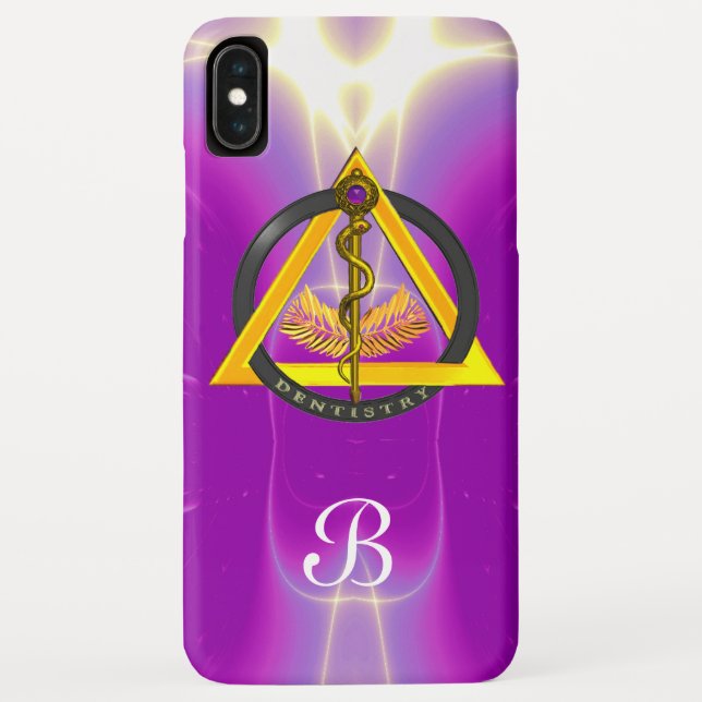 DREHUNG DES ASCLEPIUS-ZAHNCHEN-MONOGRAMM Case-Mate iPhone HÜLLE (Rückseite)