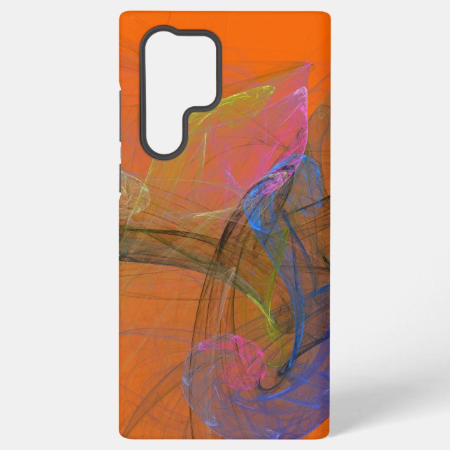 "Drehung des Schicksals" abstrakter Kunstfall Samsung Galaxy Hülle (Rückseite)