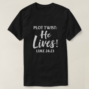 Drehung, die er Christlich lebt T-Shirt