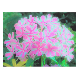 Drehung Phlox (Pink und Weiß) Tischdecke