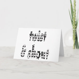 Drehung und Shout Karte