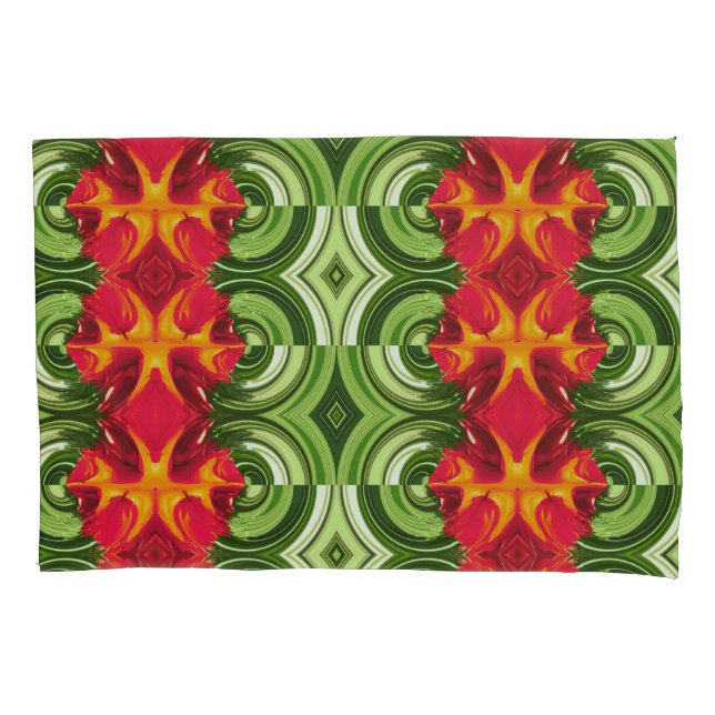 Drehungen und Turns Reversible Pillowcase Kissenbezug (Vorderseite)