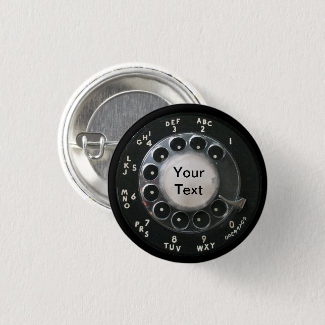 Drehwählscheibe Button (Vorne & Hinten)