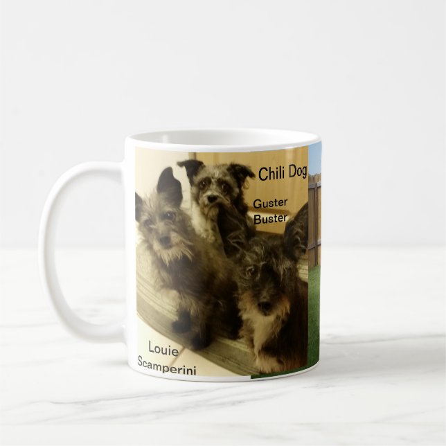 Drei Alberne Jungtiere Kaffeetasse (Links)