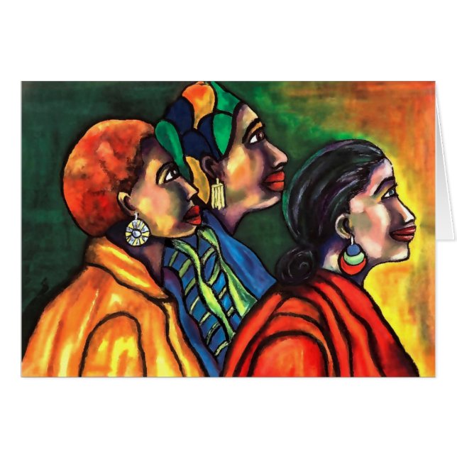 Drei amerikanische Frauen (Vorderseite (Horizontal))