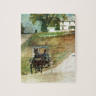 Drei amische Buggyen Puzzle