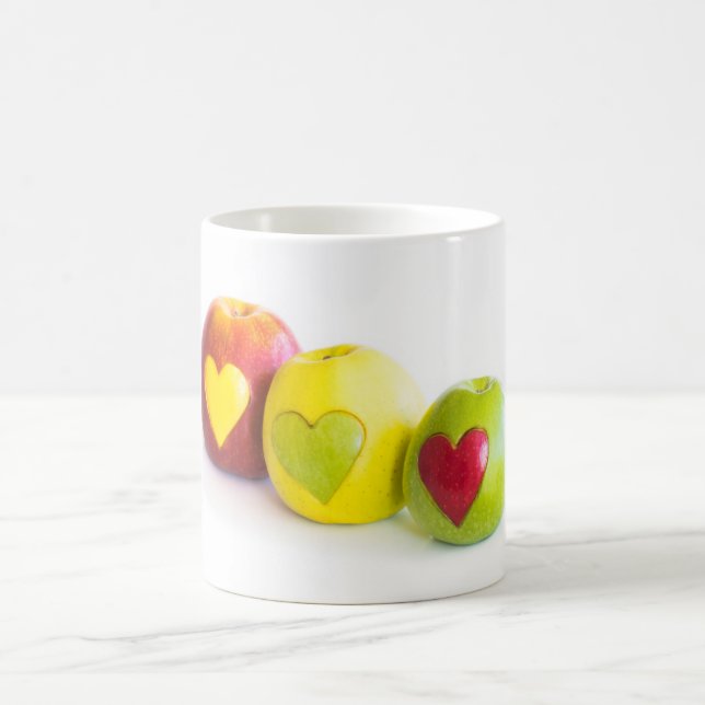 Drei Äpfel Kaffeetasse (Mittel)