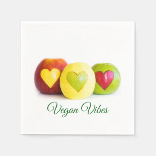 Drei Äpfel Serviette