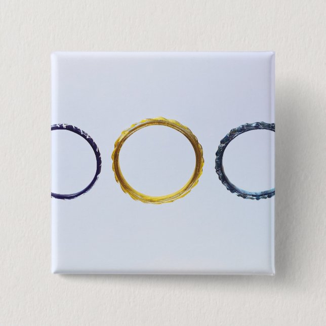 Drei Armbänder, von Mathay-Mandeure Button (Vorderseite)