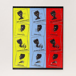 Drei Asse für Ace-Kombinationen der 1950er Jahre Puzzle